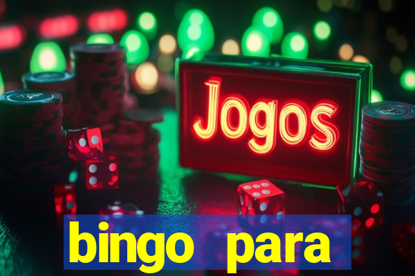 bingo para despedida de solteira para imprimir